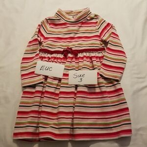 Gymboree girls size 3 3T Cozy Owl velour dress